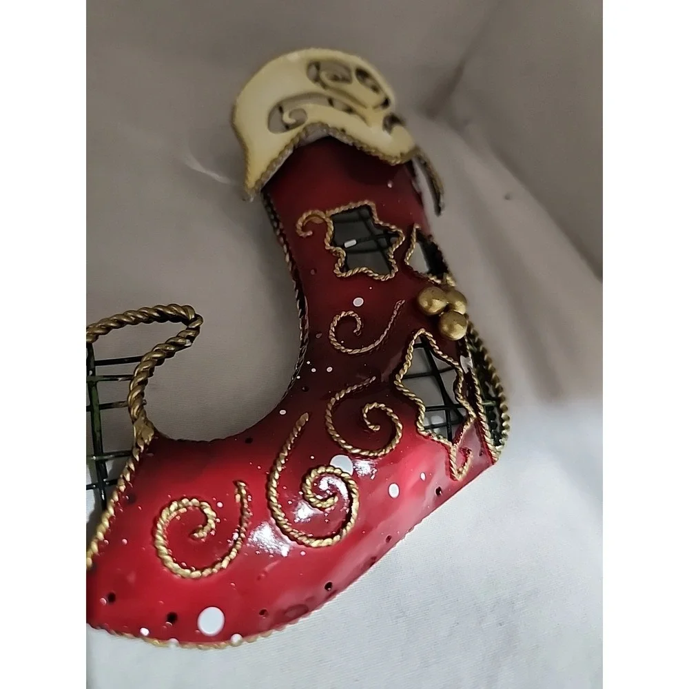 Metal Stocking Holiday Ornament